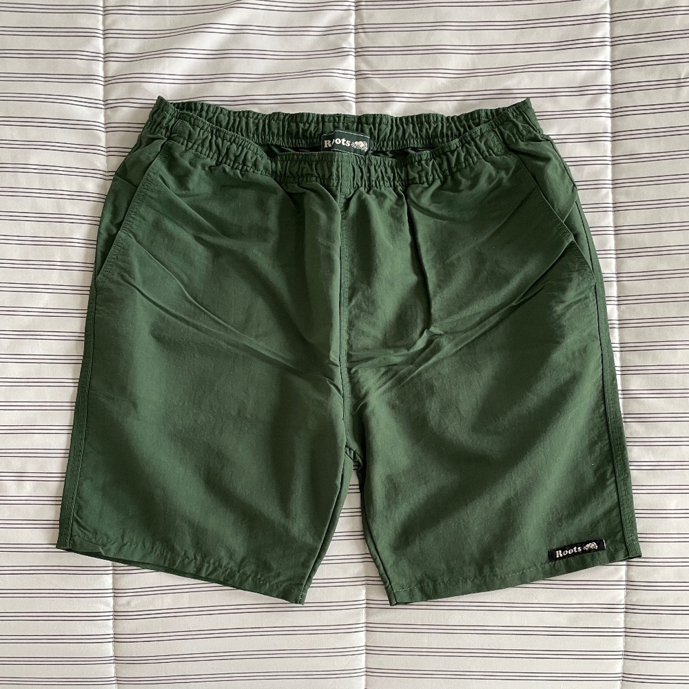 SWIM TRUNKS MEN'S GREEN SIZE -M-